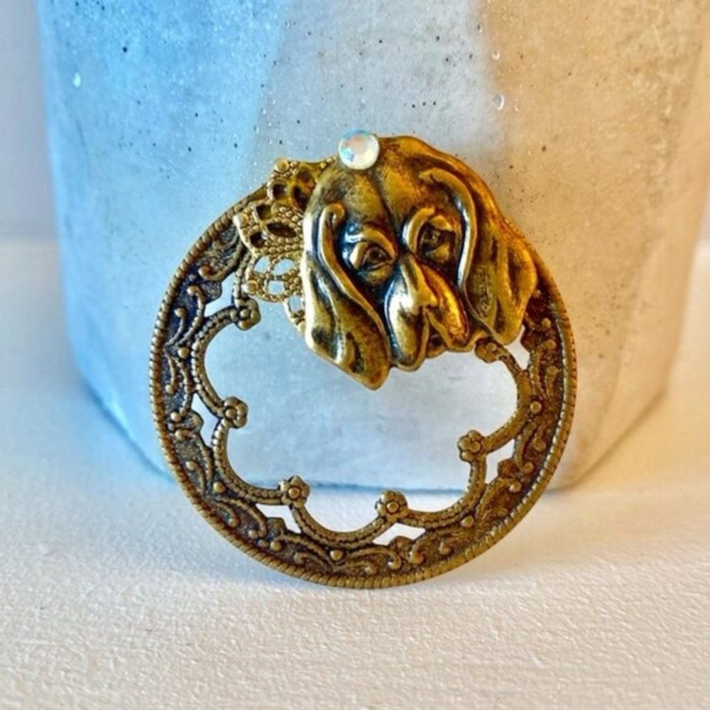 3 For 25 Vintage Dog Brooch